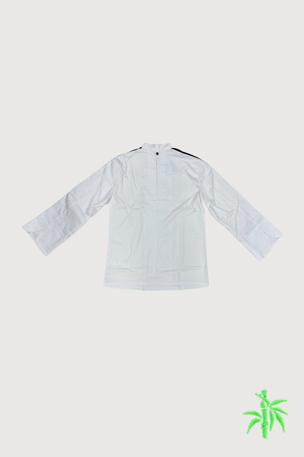 Long Sleeve Chef Coat with Contrast Shoulder Stripe UCT0032