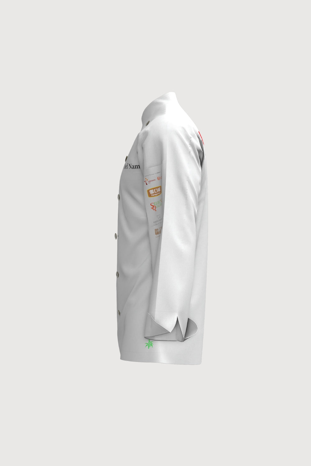 Hofex Unisex Ecotech Chef Coat( Sponsored with Embroidery ) _UCT0026