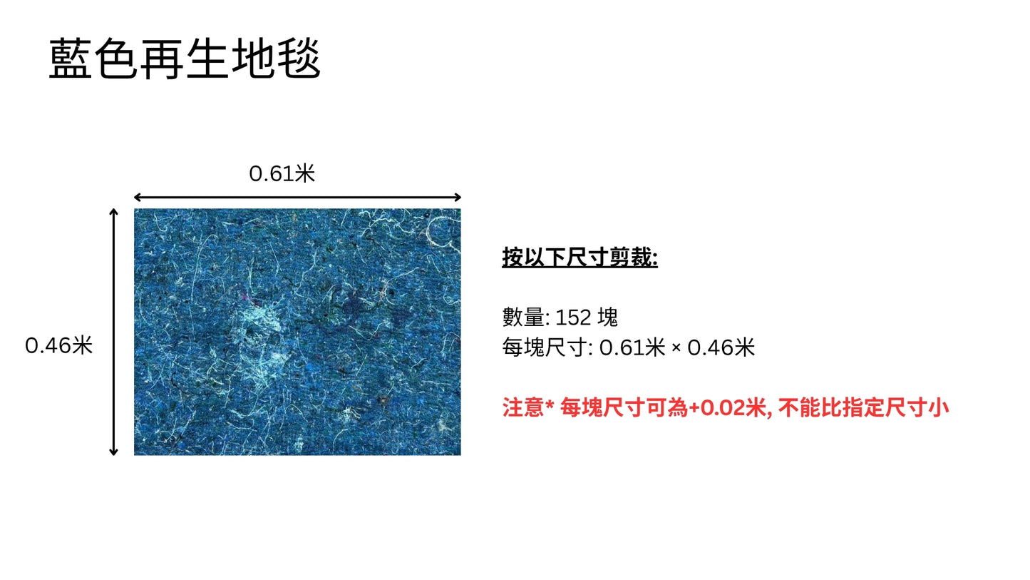 0.61M × 0.46M Blue Tone Eco Mat ACC0037