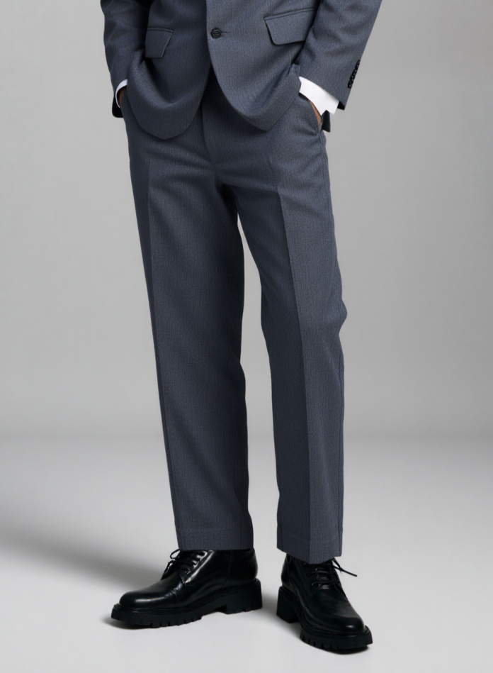 Paul Goldsbrough Male Pant with Extended Waistband and 2 Back Double Welt Pockets MPS0045