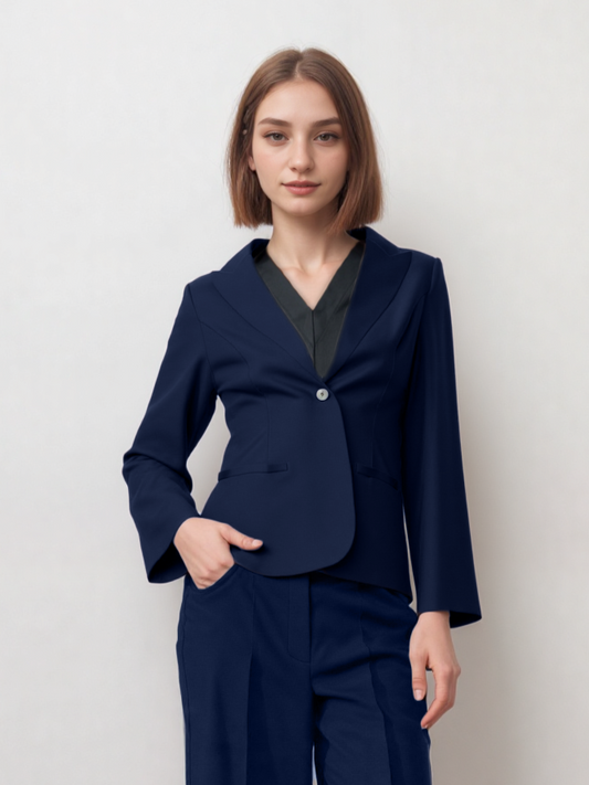 Marriott Female Single Button Blazer WJK0036
