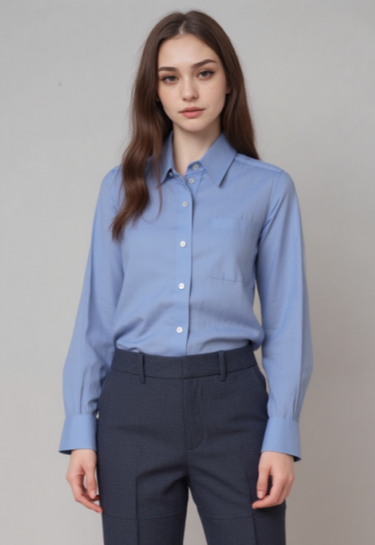 Marriott F&B Great Room Female server  Long Sleeve Shirt without Sleeve Tabs WTB0060