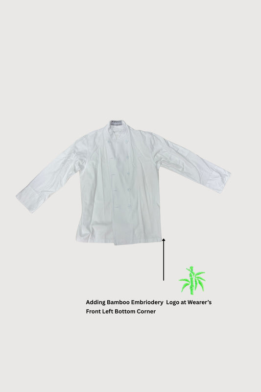 Regular Long Sleeve Chef Coat with Arm Pocket UCT0036