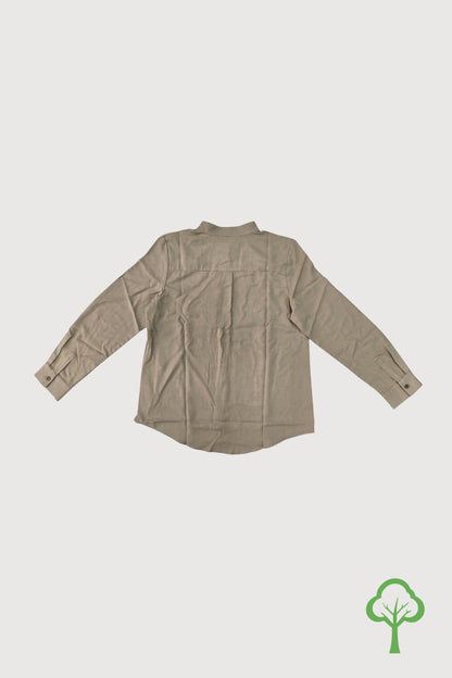 Marriott F&B Leaders Female Manager Long Sleeve Collarless Blouse with Pleated Shoulder Details WST0017