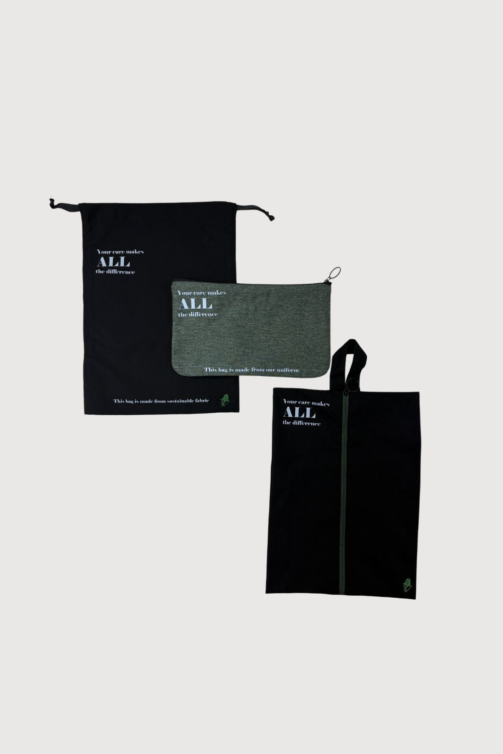 Hybrid Design Travel Bag Set ( 3 pieces set)- Keep Sample