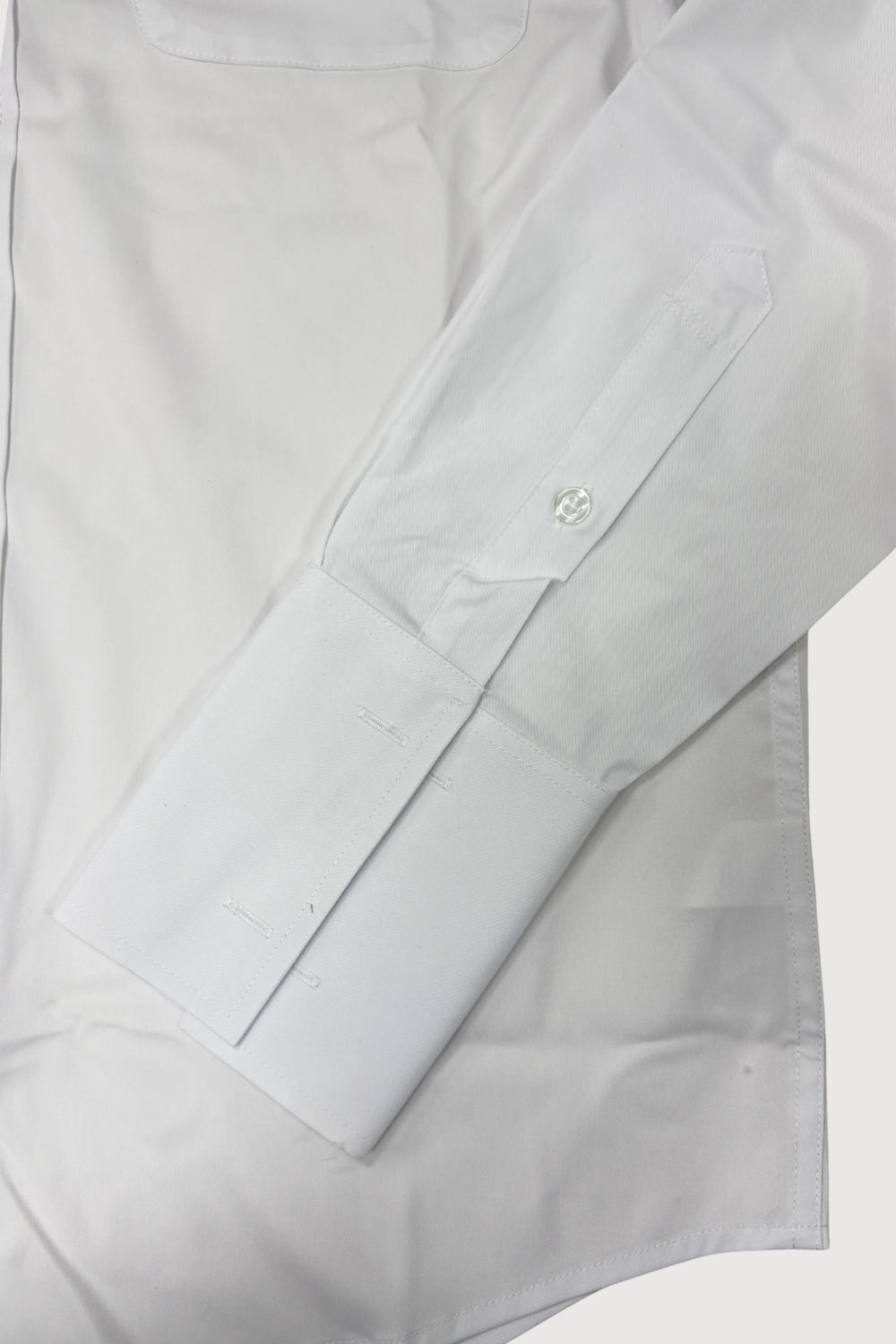 Male Long Sleeve Shirt with Chest Pocket, French Cuff (without sleeve tabs) MTB0079