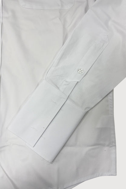 Male Long Sleeve Shirt with Chest Pocket, French Cuff (without sleeve tabs) MTB0079