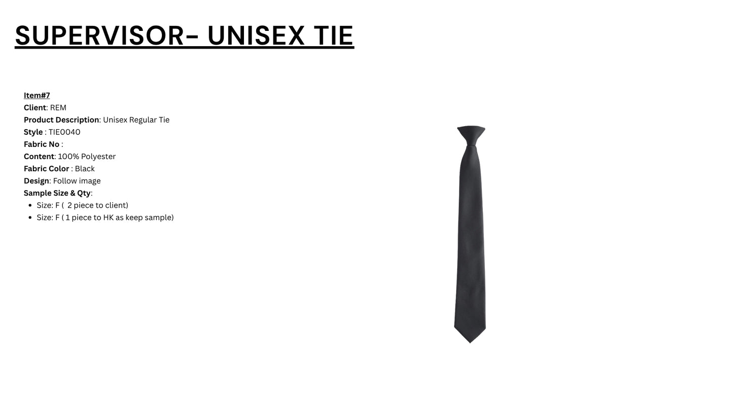 Unisex Regular Tie TIE0040