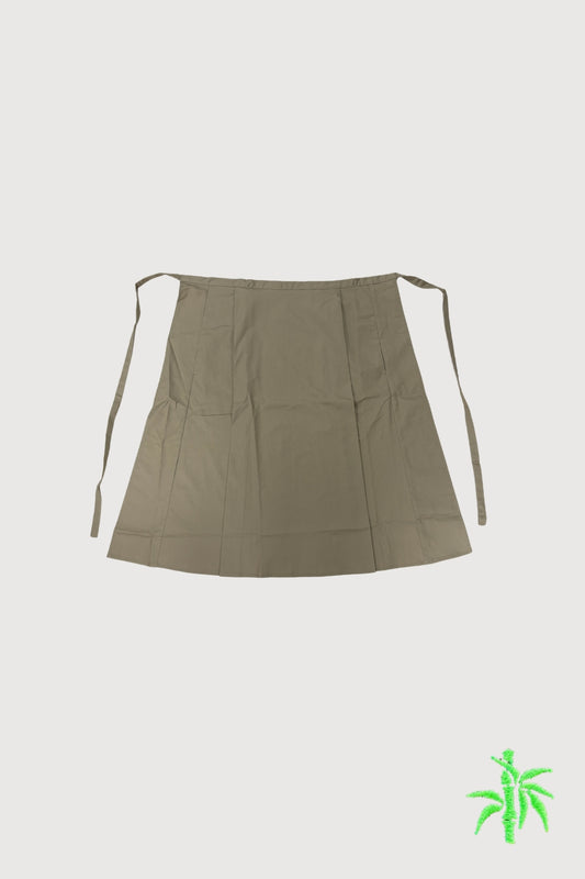 Unisex Half Apron with Front Pleat and Side Pockets- Below the Knee APLG1012A