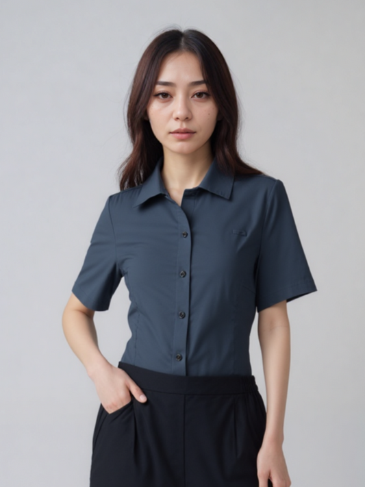 Island Shangri-La Steward department Women's Short Sleeve Top WTB0059