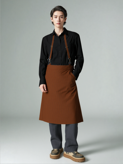 Marriott F&B Cru Steakhouse Server Unisex Half Apron with Slant Pocket APLG1005