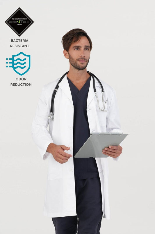 Men's BioNTex™ Easy Care Long Lab Coat