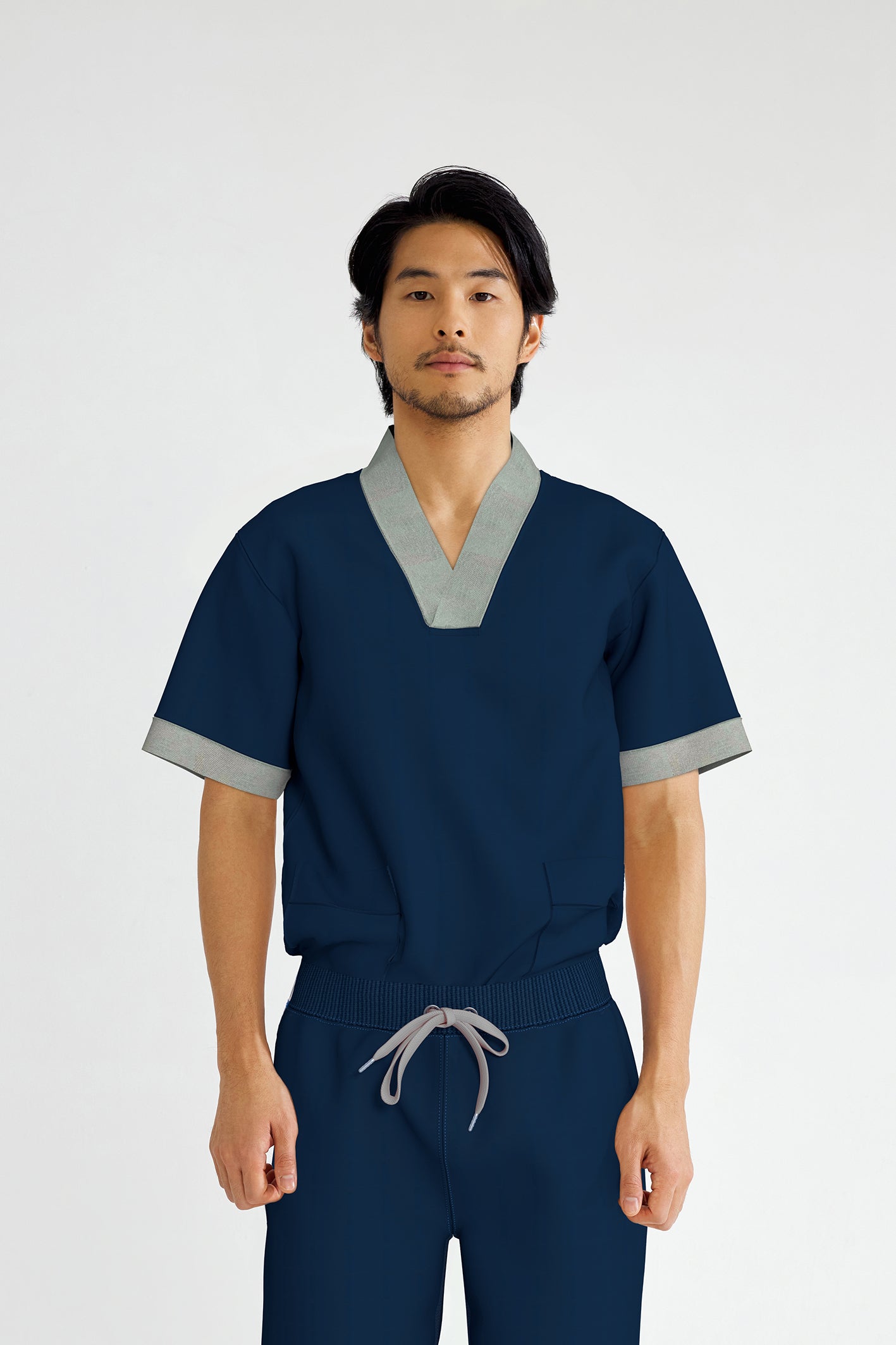 Men's BioNTex™ Contrast Collar Zen Scrub Top