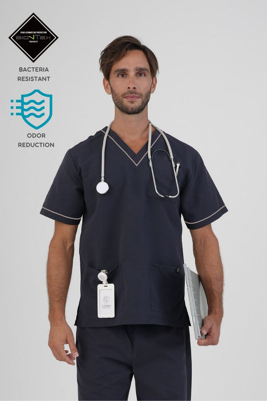 Men's BioNTex™ Convertible Scrub Top