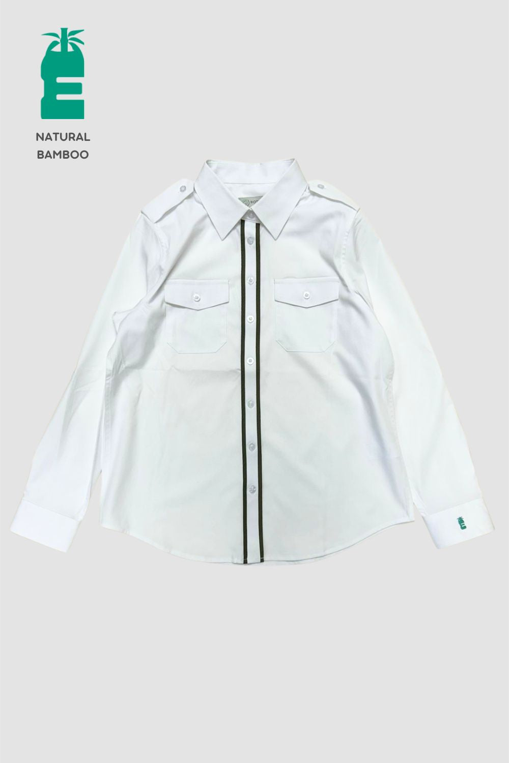 Men's Functional Epaulets Long Sleeve Shirt