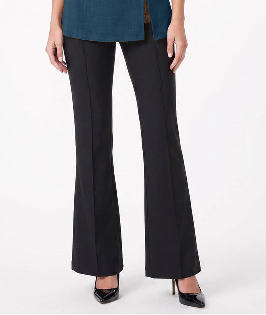 Female Flare Pant with Side Elastic Waistband and One Back Pocket WPS0062