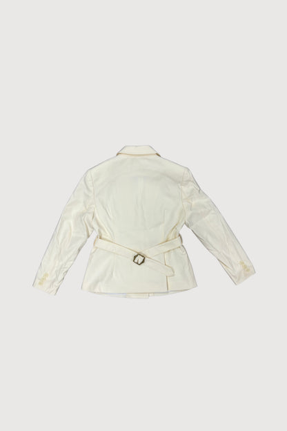 Female One-Button Blazer with Wrap Closure WJK0048