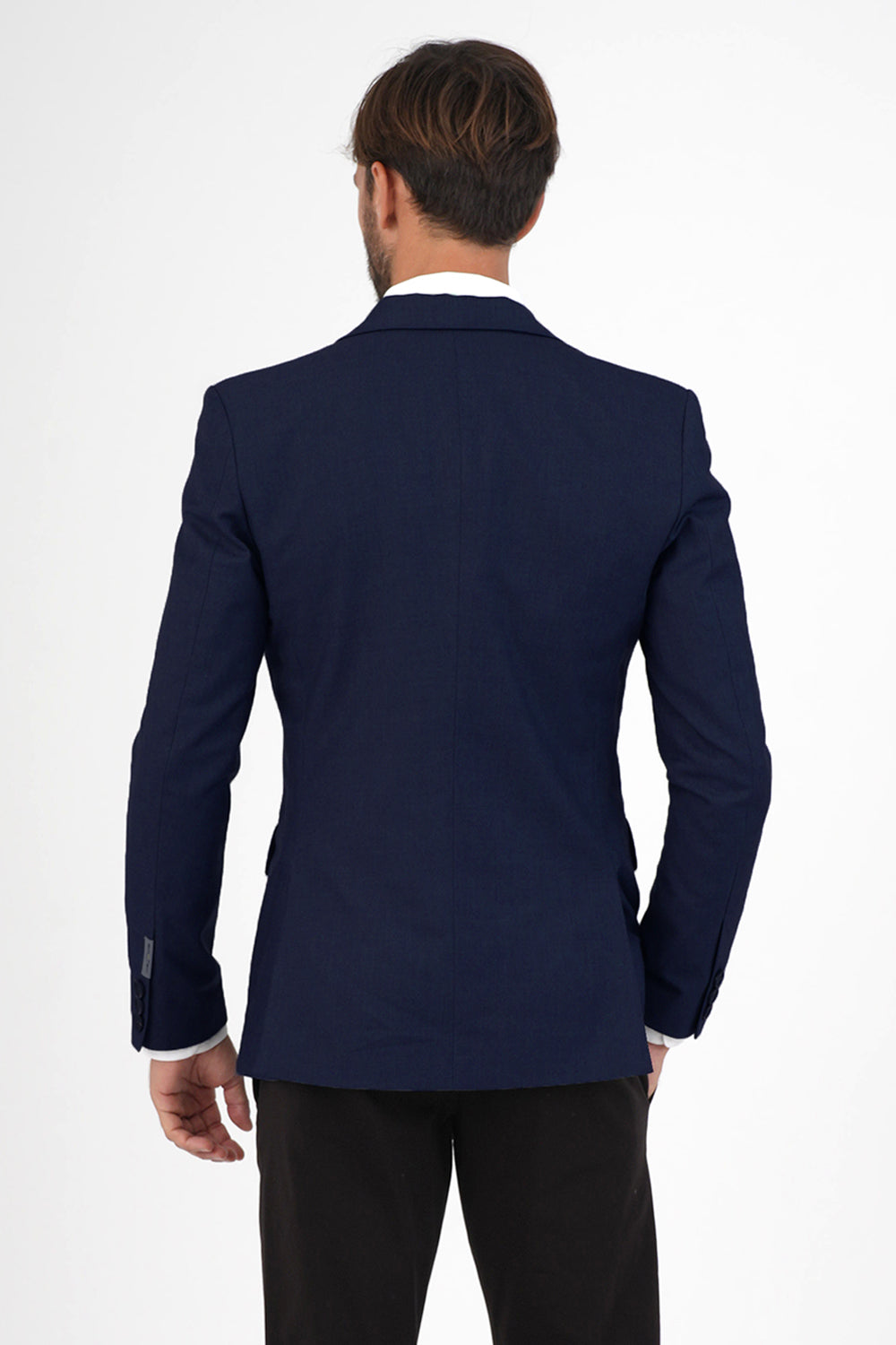 Men's Eco Formal Blazer with Contrast Jet