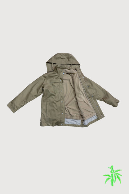 Male 2-IN-1 Fleece Jacket with Packable Hood MJK0043