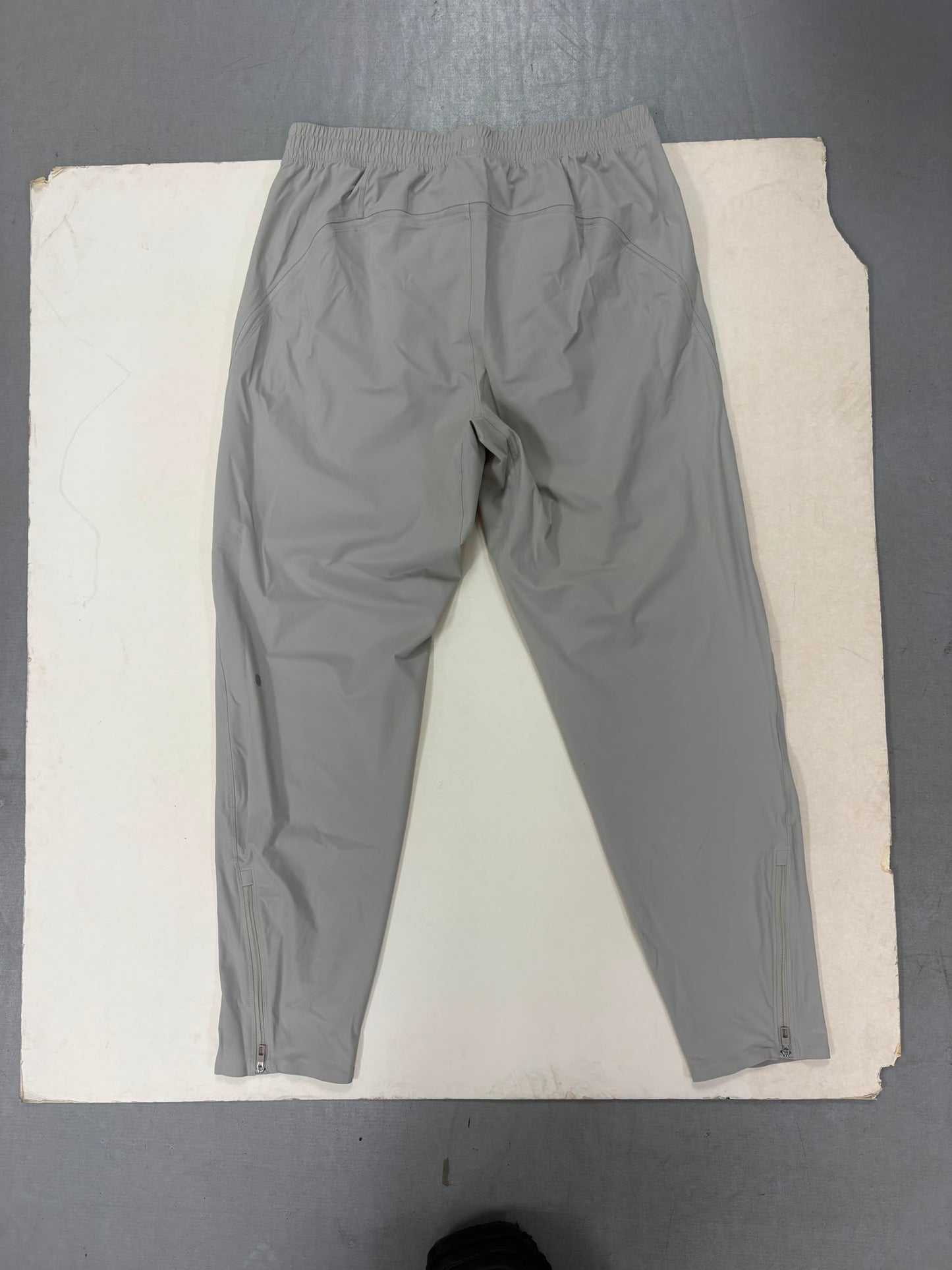 Male Pant with Full Elastic WaistBand and Drawstring ( Side Zipper Hem) MPS0057