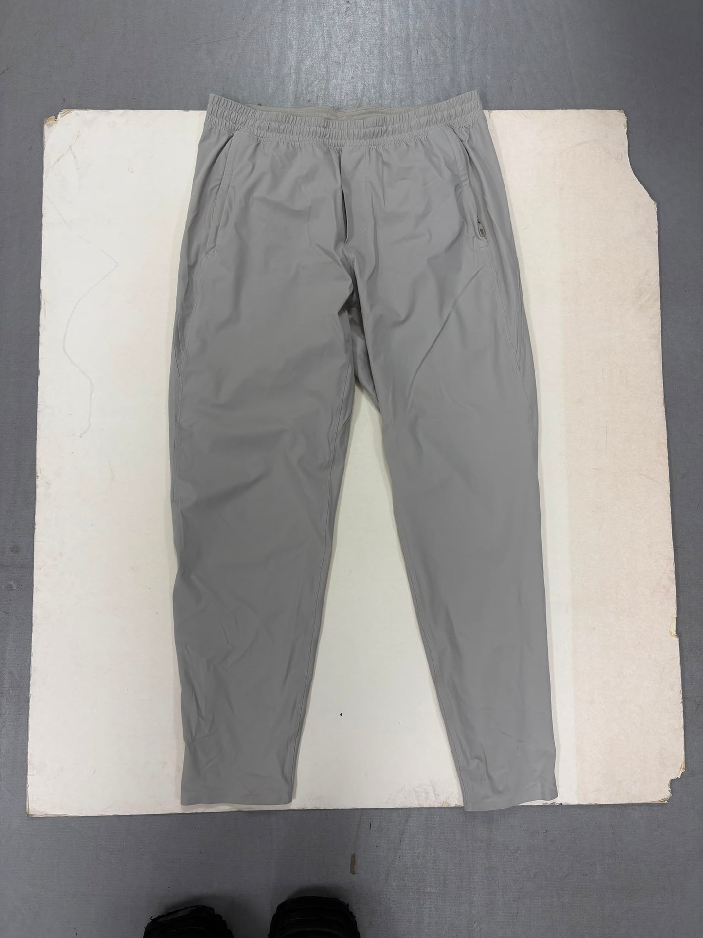 Male Pant with Full Elastic WaistBand and Drawstring ( Side Zipper Hem) MPS0057