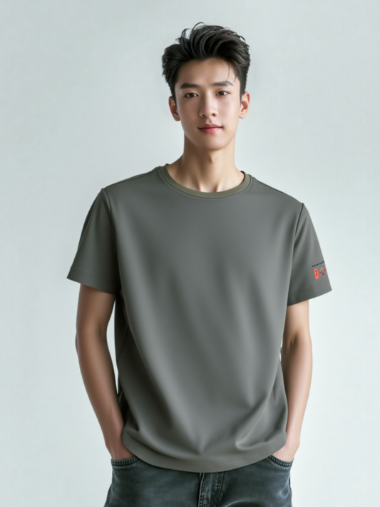 VTC Unisex Round Collar Tee for HK students MST0001