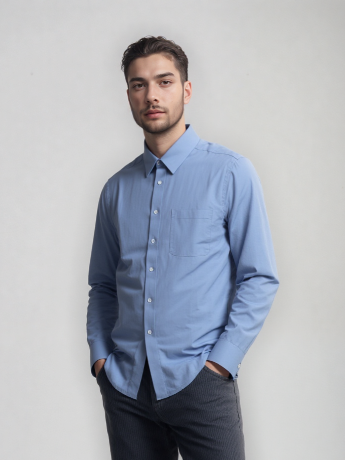 Marriott F&B Leaders Male Supervisors Long Sleeve Shirt without Sleeve Tabs MTB0058