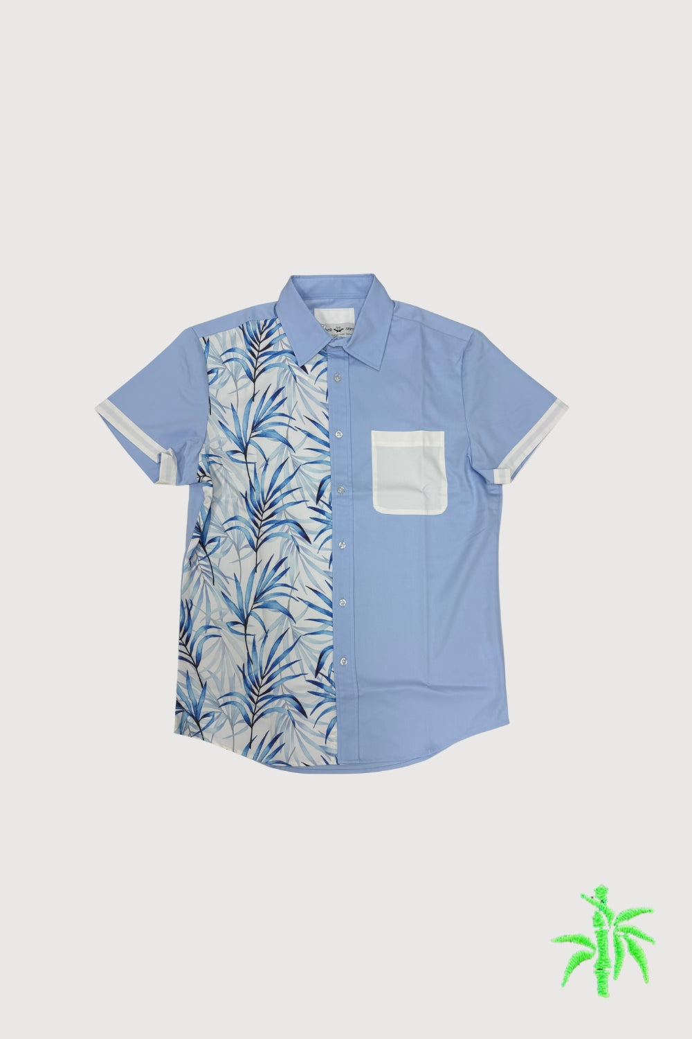 Male Short Sleeve Shirt with Regular Cuff MTB0059
