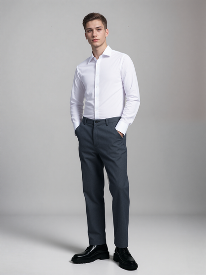 Paul Goldsbrough Male Long Sleeve Shirt with 3-Button Cuff Style MTB0064