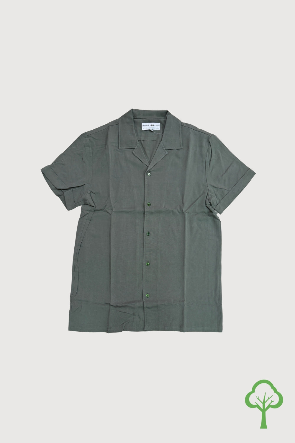 Male Camp Collar Short Sleeve Shirt MTB0075