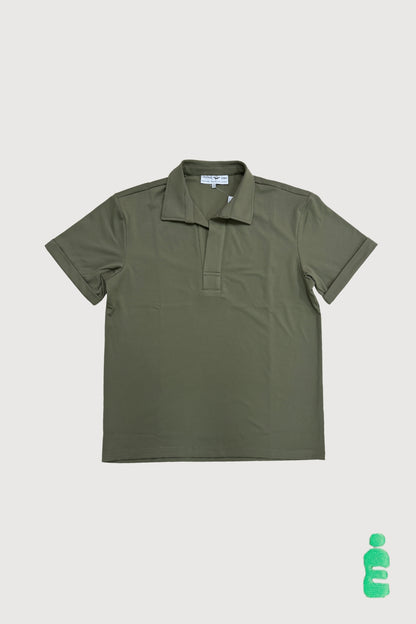 Male Short Sleeve Polo with Turn-up Cuff MTB0077