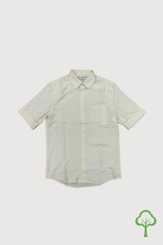 Male Short Sleeve Shirt with Chest Pocket & Fixed Sleeve Tabs MTB0082