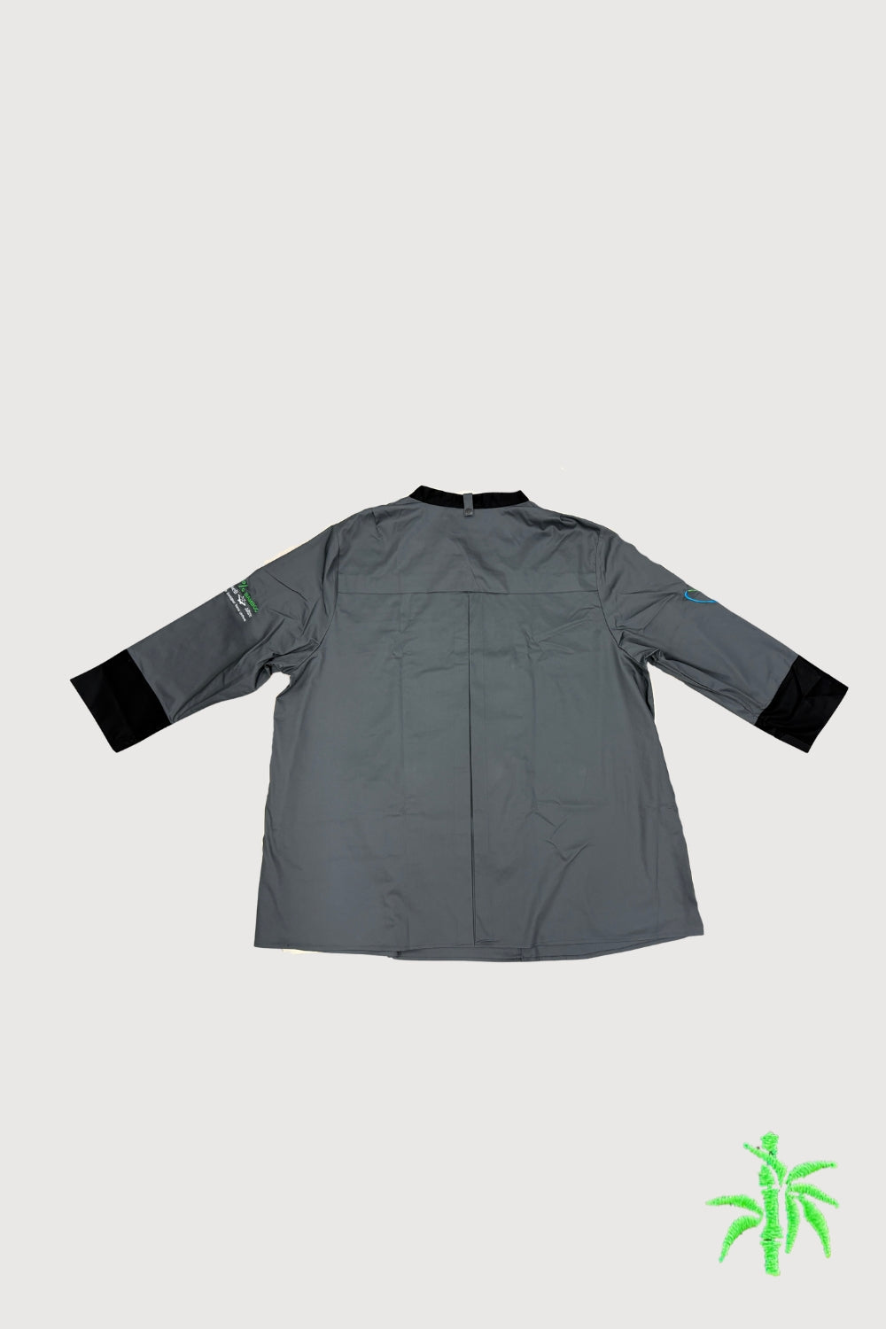 Male Long Sleeve Chef Coat with Contrast Collar, Chest Pocket and Cuff UCT0031