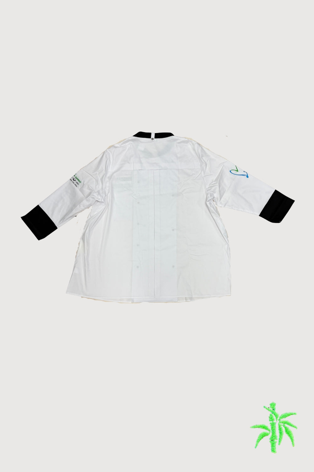 Male Long Sleeve Chef Coat with Contrast Collar, Chest Pocket and Cuff UCT0031