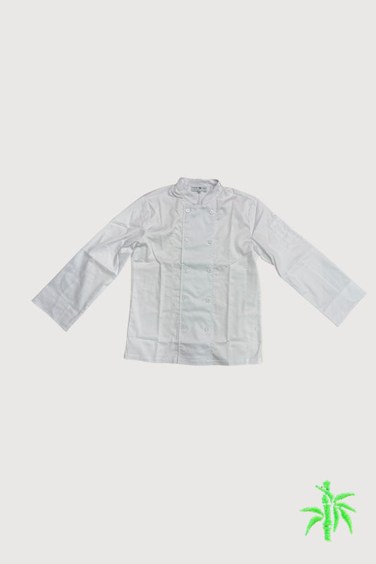 Long Sleeve Chef Coat with Mesh Back & Collar Tab UCT0033