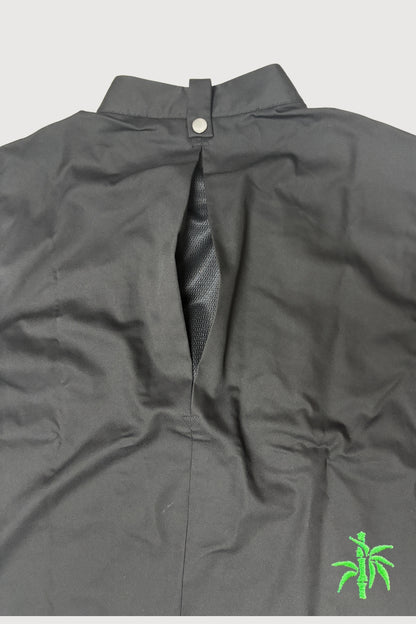 Male ¾ Sleeve Chef Coat with Front Zipper & Back Pleat with Inner Mesh  UCT0037