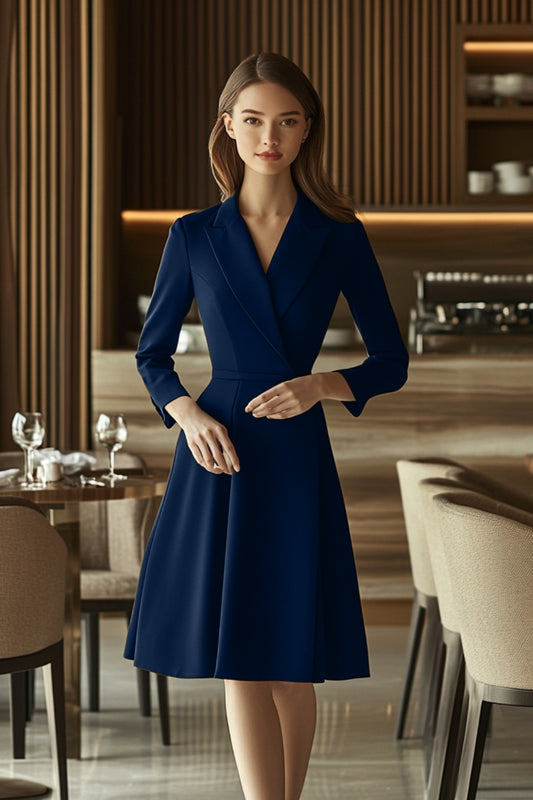 Marriott F&B  Café & Café Bakery Female Blazer Dress with Flare Bottom WDS0009