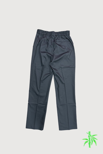 Female Straight Leg Pant with Front Pleat & Back Elastic WPS0054
