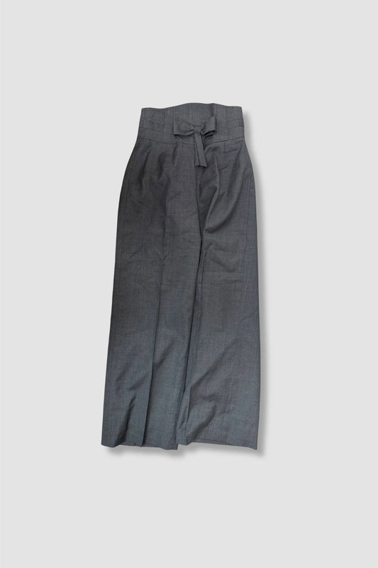 <b>Holt's Cafe</b> Female's Highwaist Pants with Bowknot_WPS0060