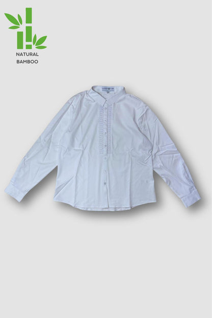 <b>Housekeeping</b> RA Female pleated long sleeve shirt