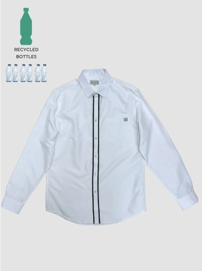 *Non commercial value sample- Men Long Sleeve Shirts ( 100% Polyester Recycle)