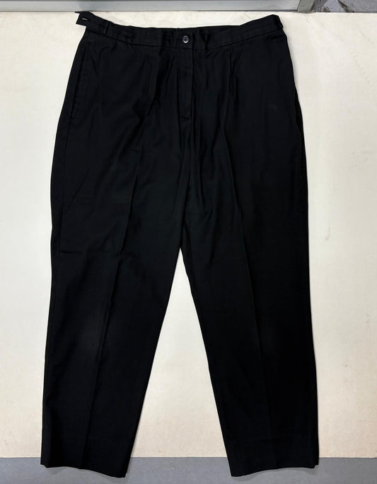 Pant with Side Waist Tabs and Double Front Pleats ( 2 Single Welted Pockets with Buttons) MPS0068