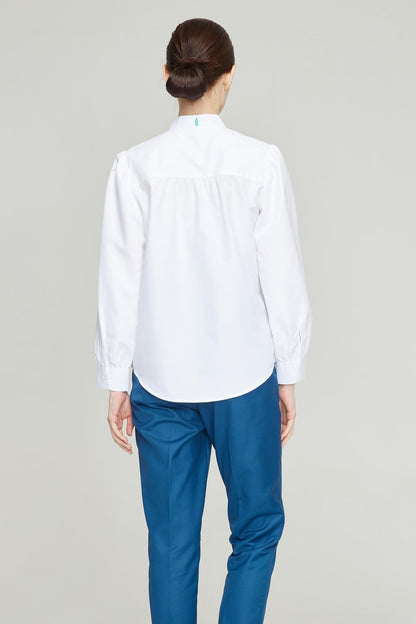Women's BioNTex™ Sustainable Single Piping Mandarin Collar Shirt